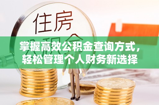 安顺掌握高效公积金查询方式，轻松管理个人财务新选择